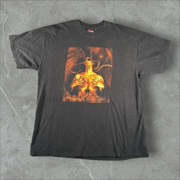 Artimonde Other - Vintage Dark Funeral Shirt Mens XL Black Metal Y2K 90s Artimonde Band Tee Rare